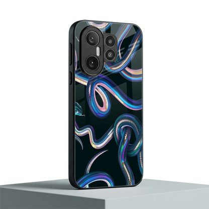 Snakes vivo x200 fe mobile cover | shockproof glass phone case