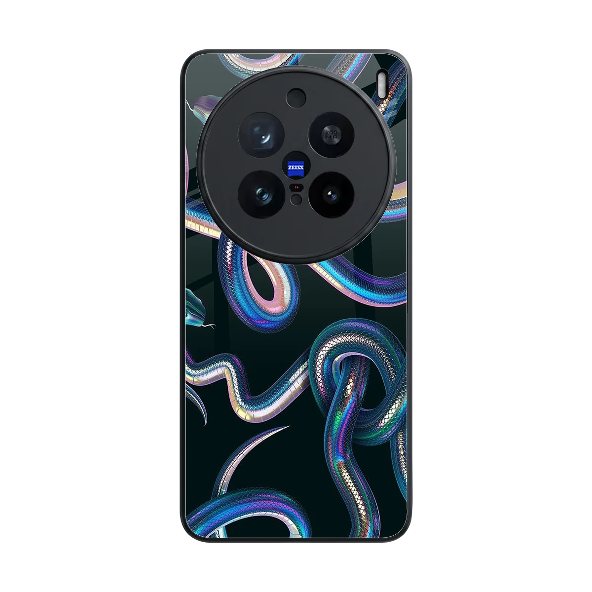 Snakes back phone cover | glass case for vivo x200 pro