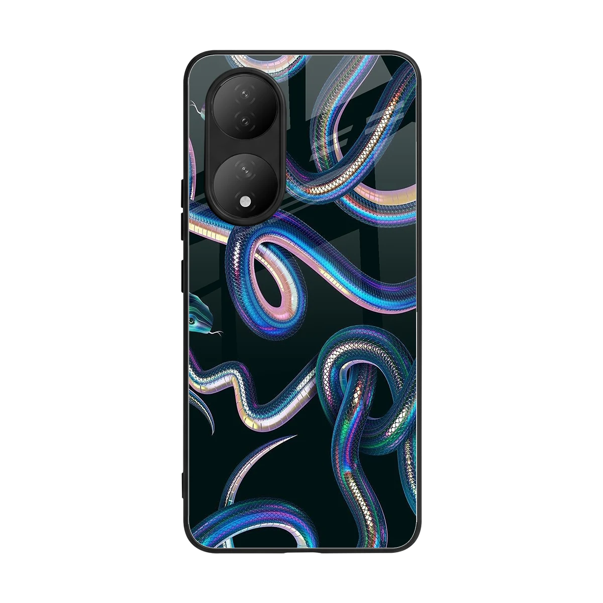 Snakes back phone cover | glass case for Vivo-y100