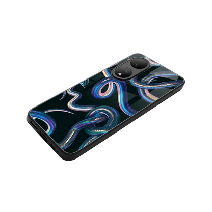 Snakes stylish phone case for Vivo-y100 | glossy glass and slim fit