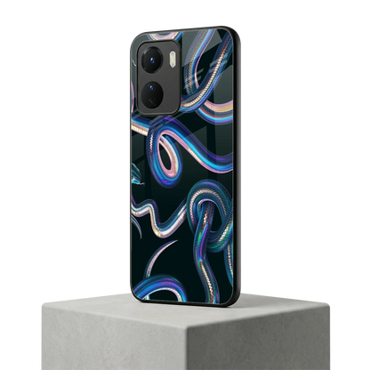 Snakes vivo y16 mobile cover | shockproof glass phone case