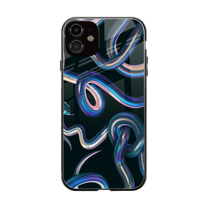 Snakes back phone cover | glass case for iphone 11