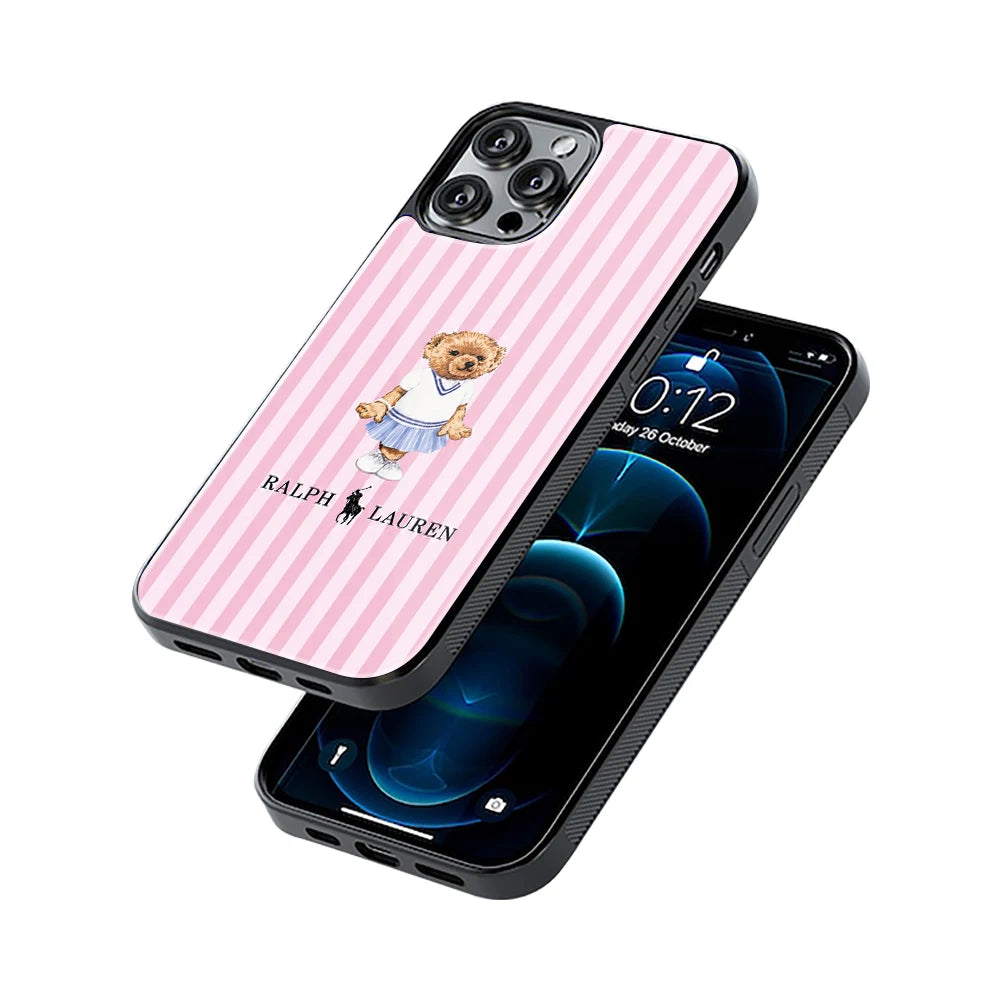 Protective Glass Back Phone Case Compatible with iPhone, Samsung, OnePlus, Pixel & More