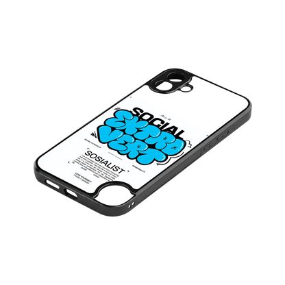 Social Extrovert stylish phone case for cmf nothing phone 1 | glossy glass and slim fit