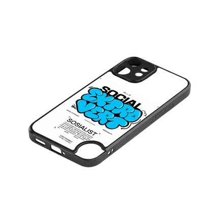 Social Extrovert stylish phone case for cmf nothing phone 2 pro | glossy glass and slim fit