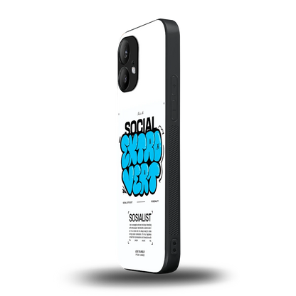 Social Extrovert nothing phone 2 mobile cover | shockproof glass phone case
