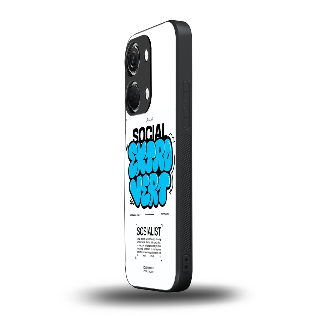 Social Extrovert oneplus nord 3 mobile cover | shockproof glass phone case