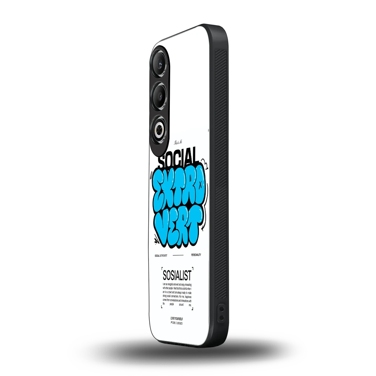 Social Extrovert oneplus nord ce 4 mobile cover | shockproof glass phone case