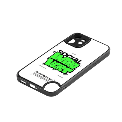 Social Introvert stylish phone case for cmf nothing phone 2 pro | glossy glass and slim fit