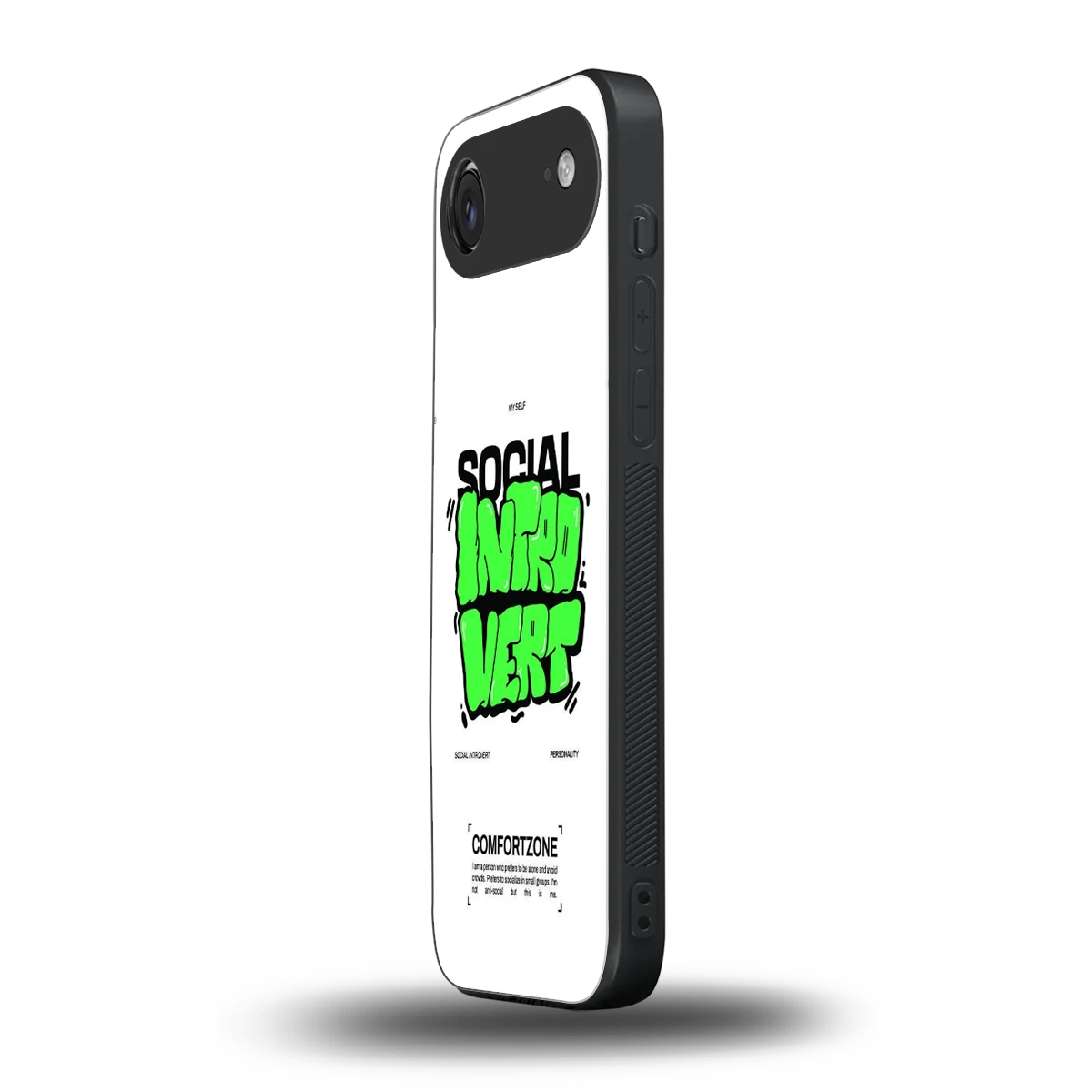 Social Introvert iphone air mobile cover | shockproof glass phone case