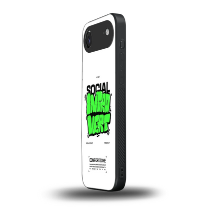 Social Introvert iphone air mobile cover | shockproof glass phone case