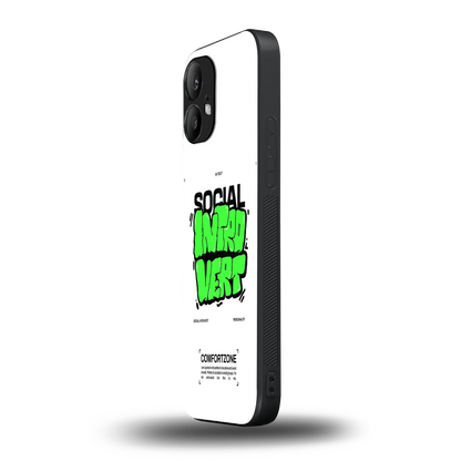 Social Introvert nothing phone 2 mobile cover | shockproof glass phone case