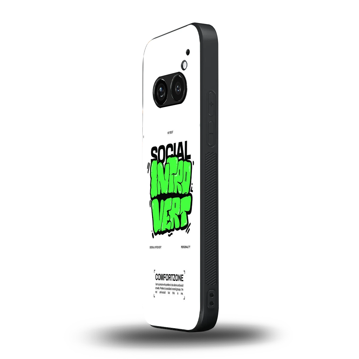 Social Introvert nothing phone 2a mobile cover | shockproof glass phone case