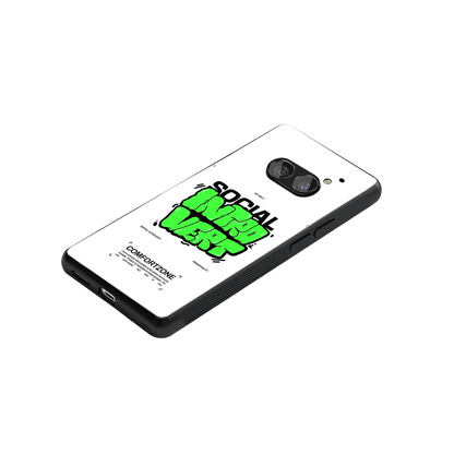 Social Introvert stylish phone case for nothing phone 2a | glossy glass and slim fit