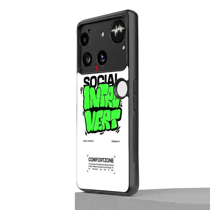 Social Introvert nothing phone 3 mobile cover | shockproof glass phone case
