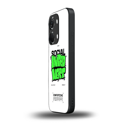 Social Introvert oneplus nord 3 mobile cover | shockproof glass phone case