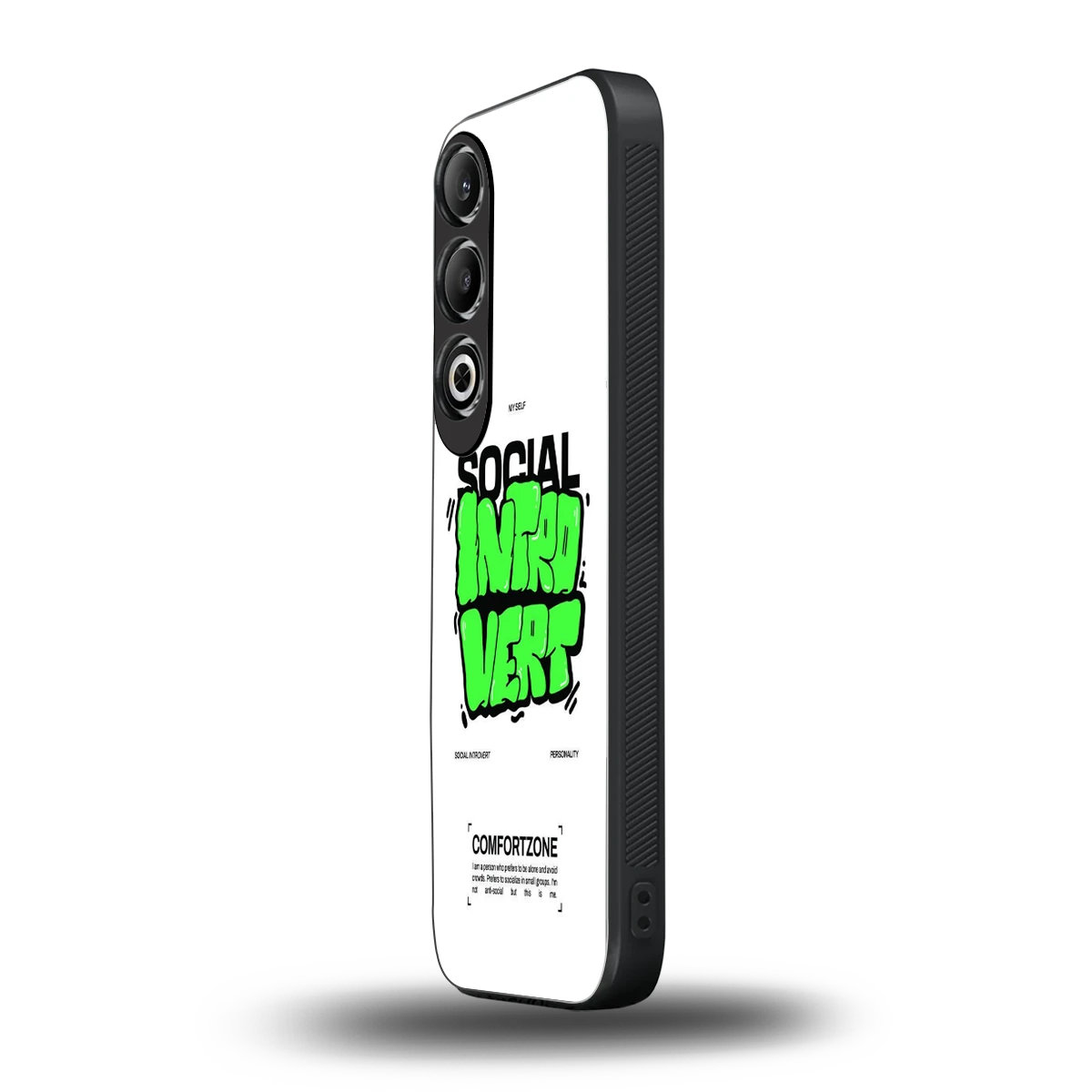 Social Introvert oneplus nord ce 4 mobile cover | shockproof glass phone case