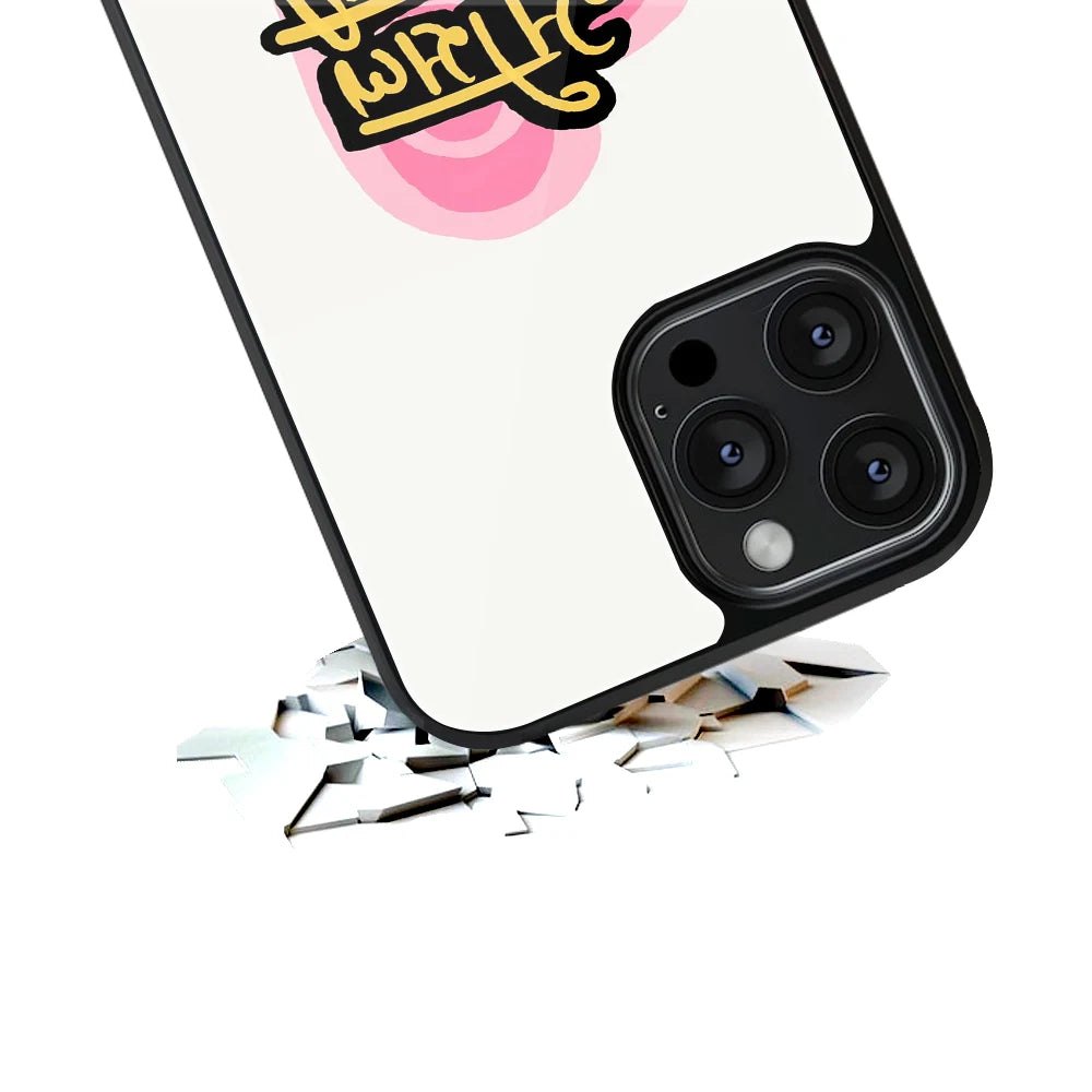 Durable Glass Back Mobile Case for iPhone, Samsung, OnePlus, Google Pixel, Redmi, Vivo, Oppo