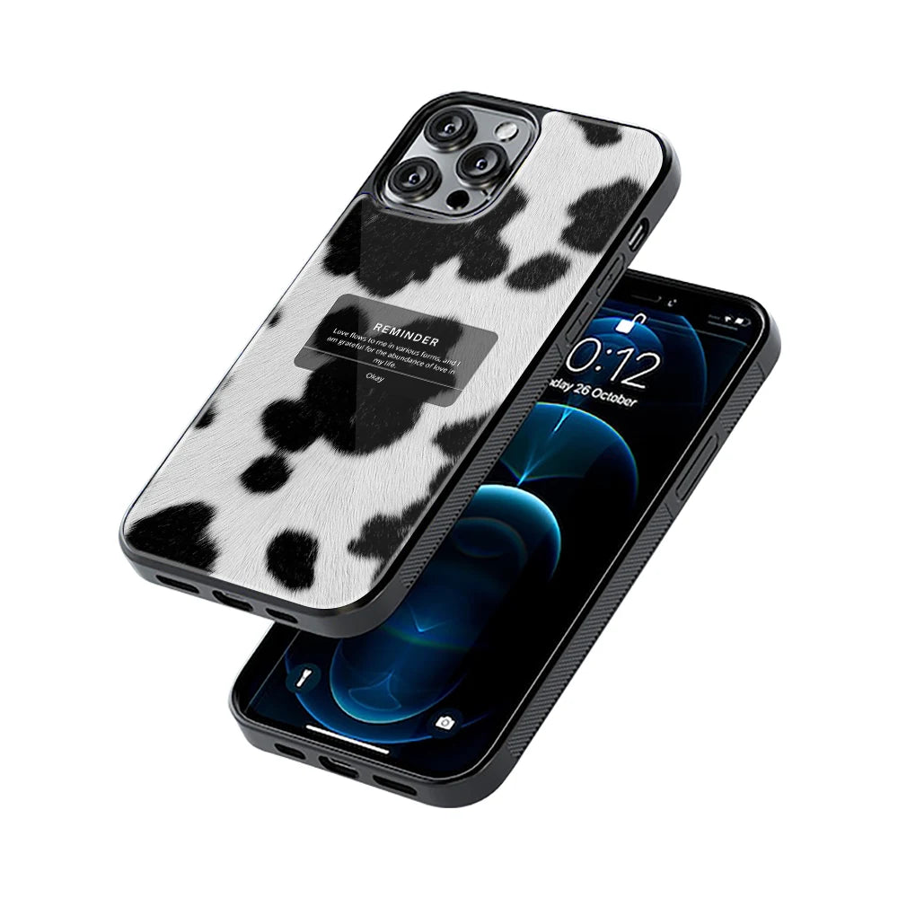 Protective Glass Back Phone Case Compatible with iPhone, Samsung, OnePlus, Pixel & More