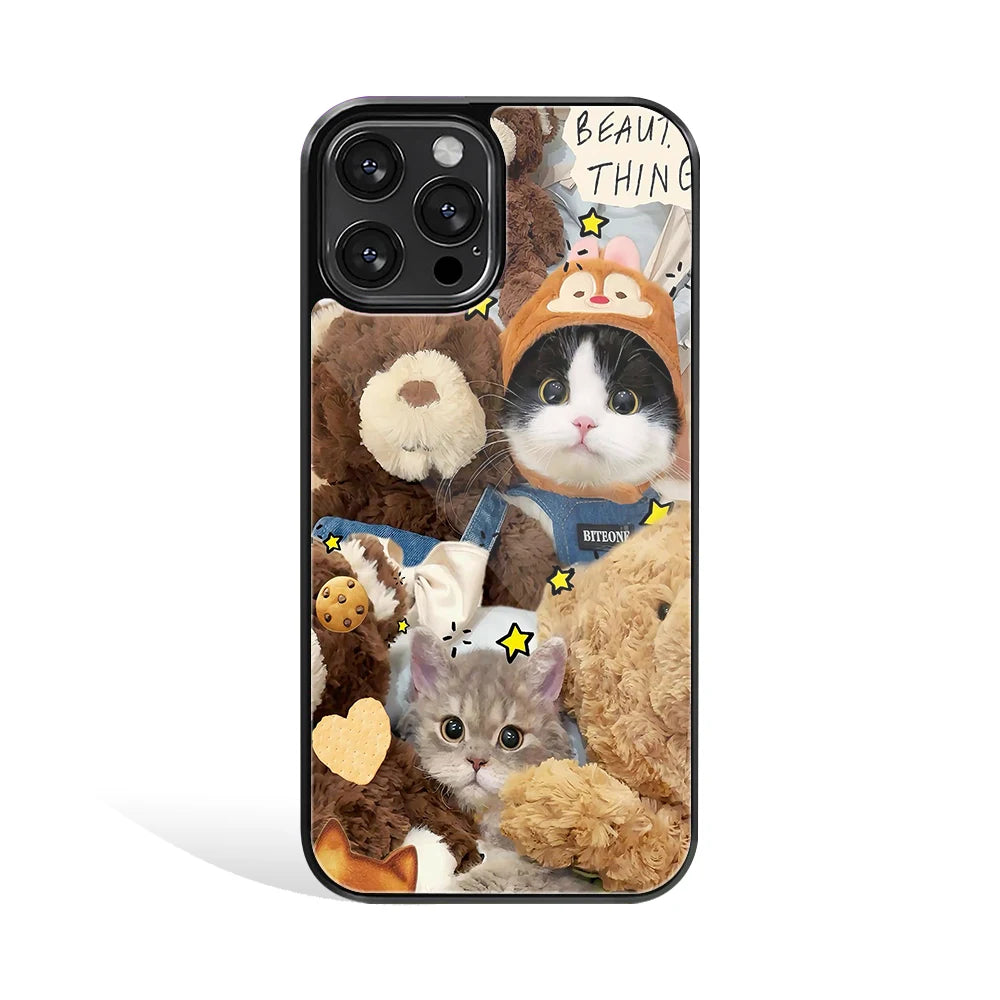 Premium Glass Back Mobile Phone Cover for iPhone, Samsung, OnePlus, Google Pixel, Redmi, Oppo, Vivo & Realme