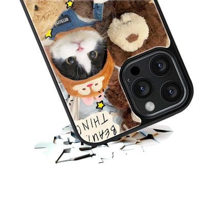 Durable Glass Back Mobile Case for iPhone, Samsung, OnePlus, Google Pixel, Redmi, Vivo, Oppo