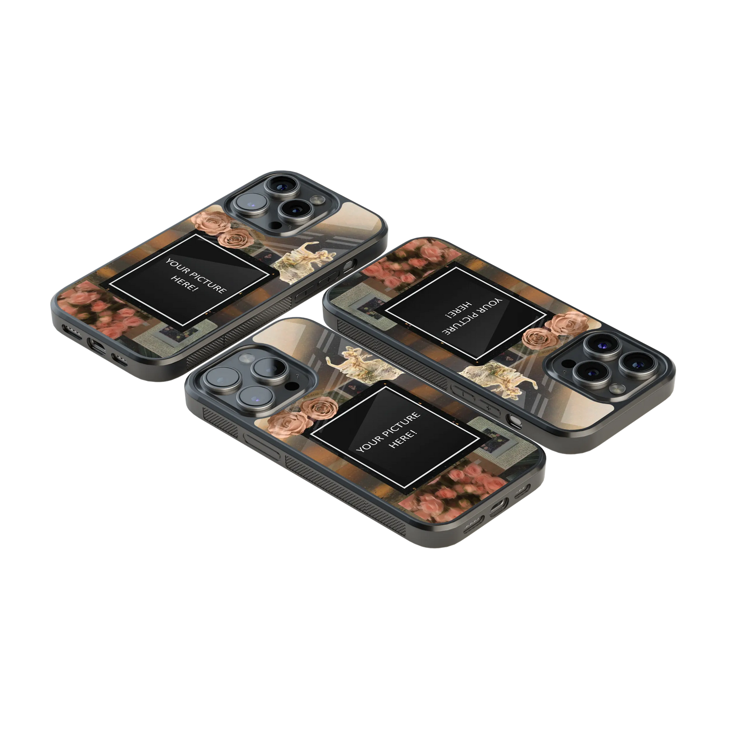 Polaroid Personalised Glass Phone Case