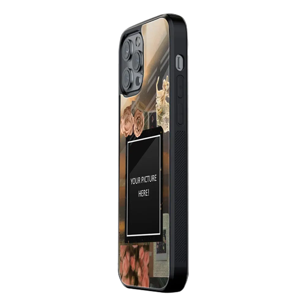 Polaroid Personalised Glass Phone Case