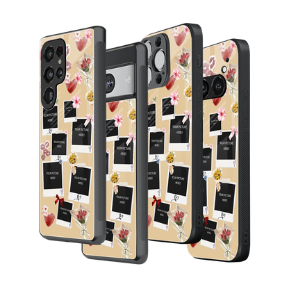 Polaroid Personalised Glass Phone Case