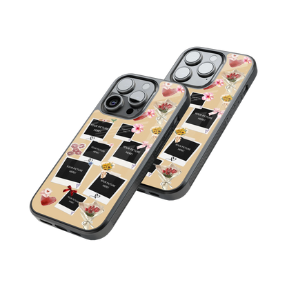 Polaroid Personalised Glass Phone Case