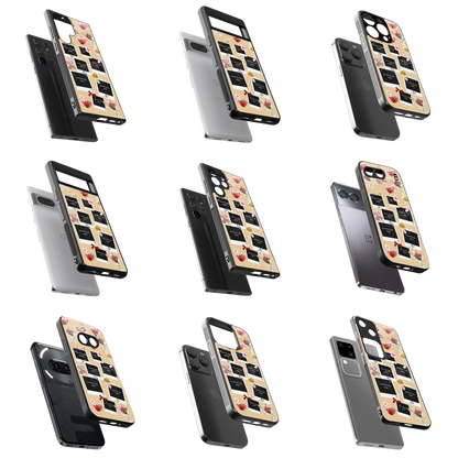 Polaroid Personalised Glass Phone Case