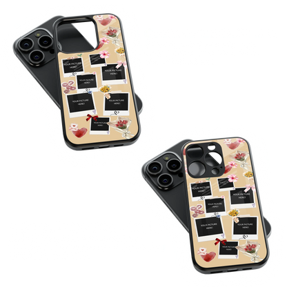 Polaroid Personalised Glass Phone Case