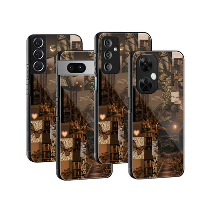 Stylish Glass Back Case for All Smartphones iPhone, Samsung, OnePlus, Pixel, Redmi, Oppo, Vivo, Motorola