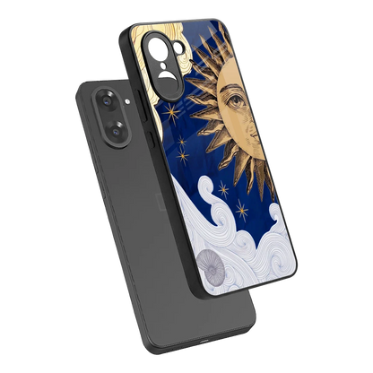 Solar Bliss sleek oneplus nord ce5 5g cover with tempered glass back and TPU edges