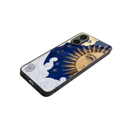 Solar Bliss stylish phone case for oneplus nord ce5 5g | glossy glass and slim fit
