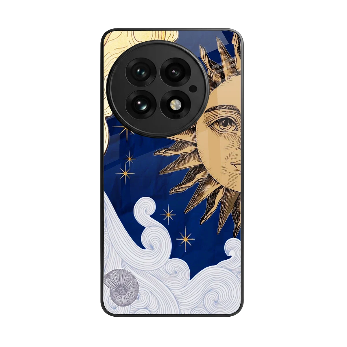Solar Bliss back phone cover | glass case for oneplus 13