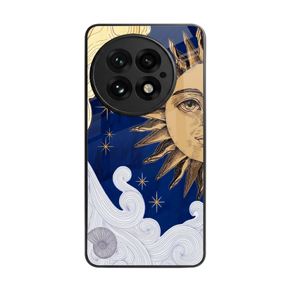 Solar Bliss back phone cover | glass case for oneplus 13