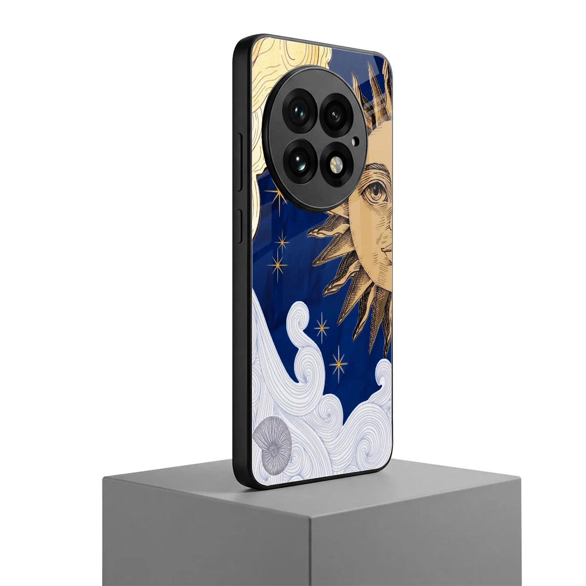 Solar Bliss oneplus 13 mobile cover | shockproof glass phone case