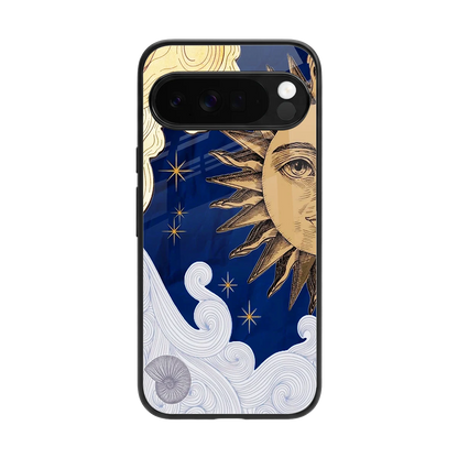 Solar Bliss back phone cover | glass case for google pixel 10 pro xl