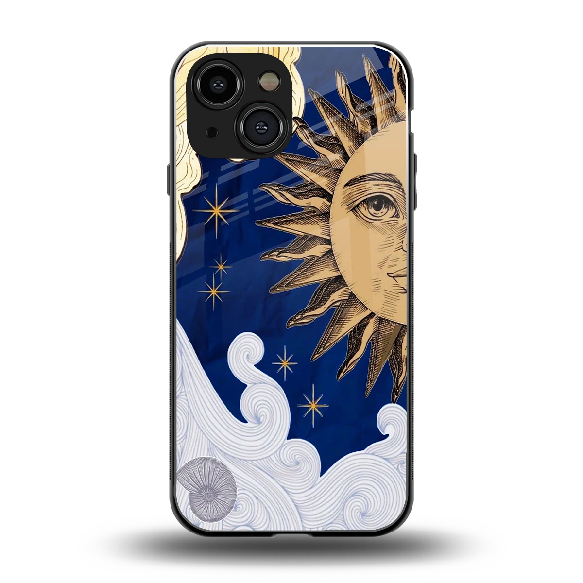 Solar Bliss back phone cover | glass case for iphone 12 mini