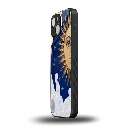 Solar Bliss iphone 13 mini mobile cover | shockproof glass phone case