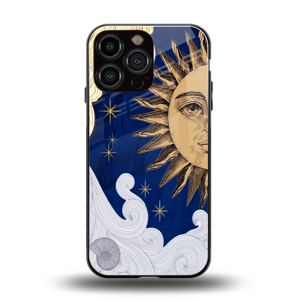 Solar Bliss back phone cover | glass case for iphone 14 pro max