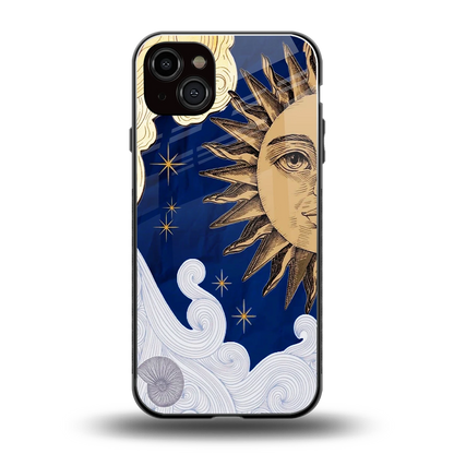 Solar Bliss back phone cover | glass case for iphone 14 plus