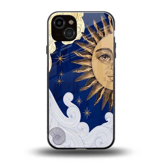 Solar Bliss back phone cover | glass case for iphone 14 plus