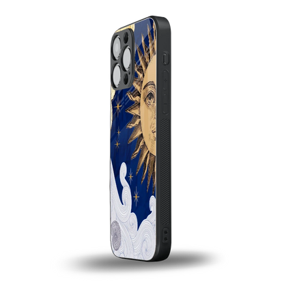 Solar Bliss iphone 15 pro max mobile cover | shockproof glass phone case