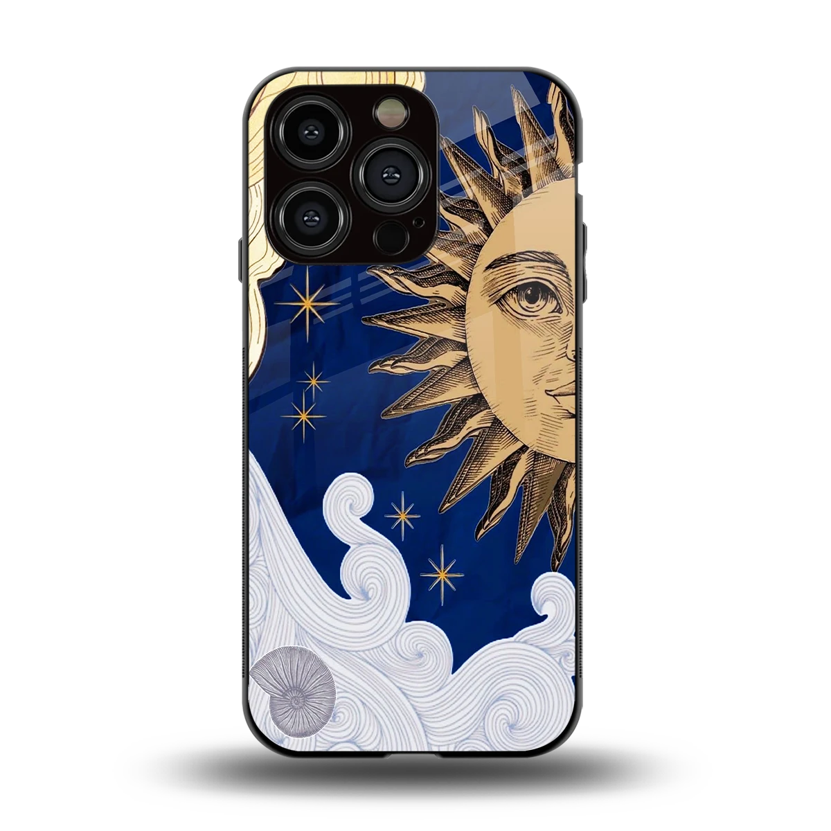 Solar Bliss back phone cover | glass case for iphone 15 pro