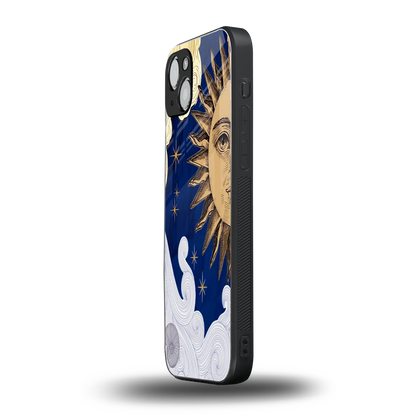 Solar Bliss iphone 15 mobile cover | shockproof glass phone case