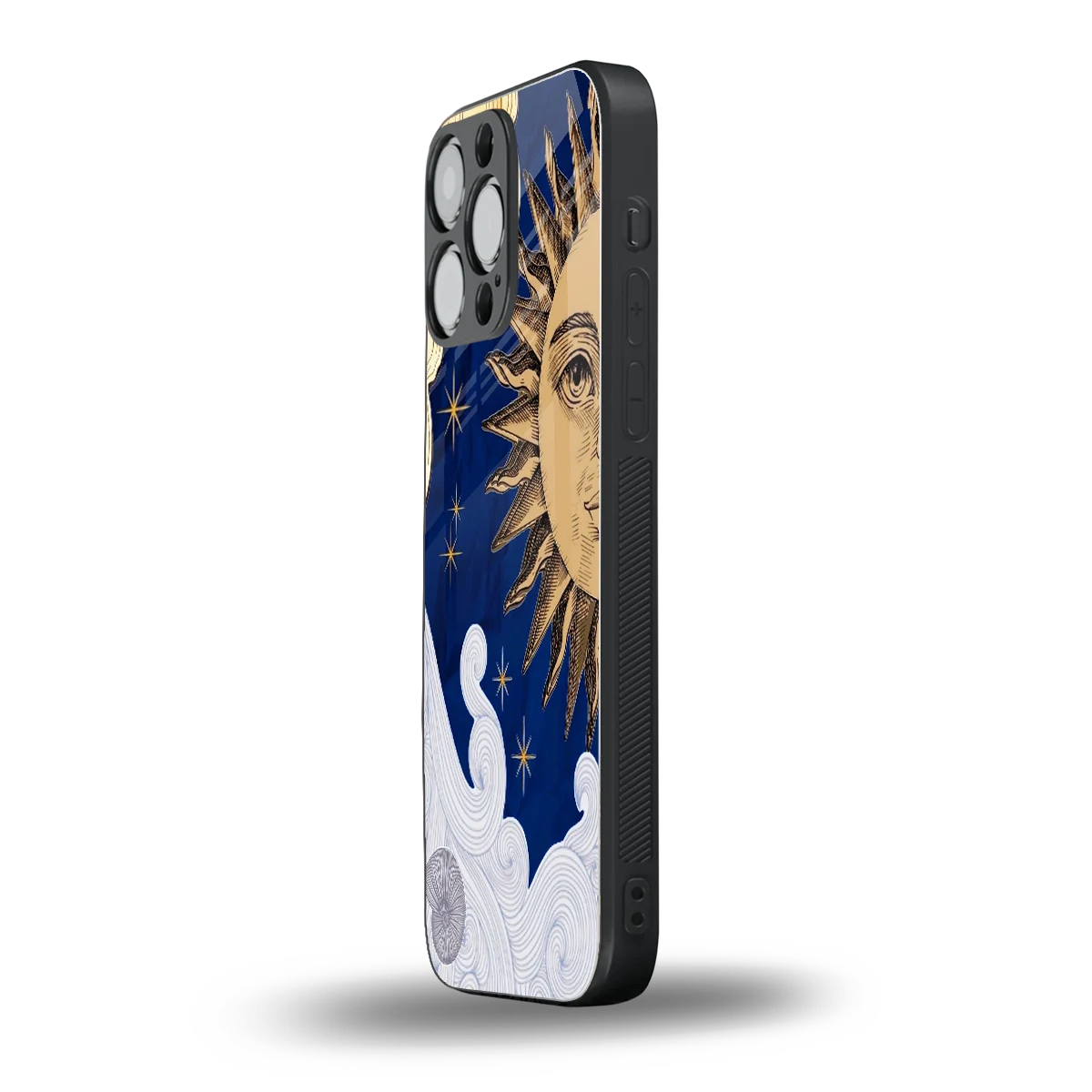 Solar Bliss iphone 16 pro max mobile cover | shockproof glass phone case