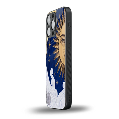 Solar Bliss iphone 16 pro max mobile cover | shockproof glass phone case