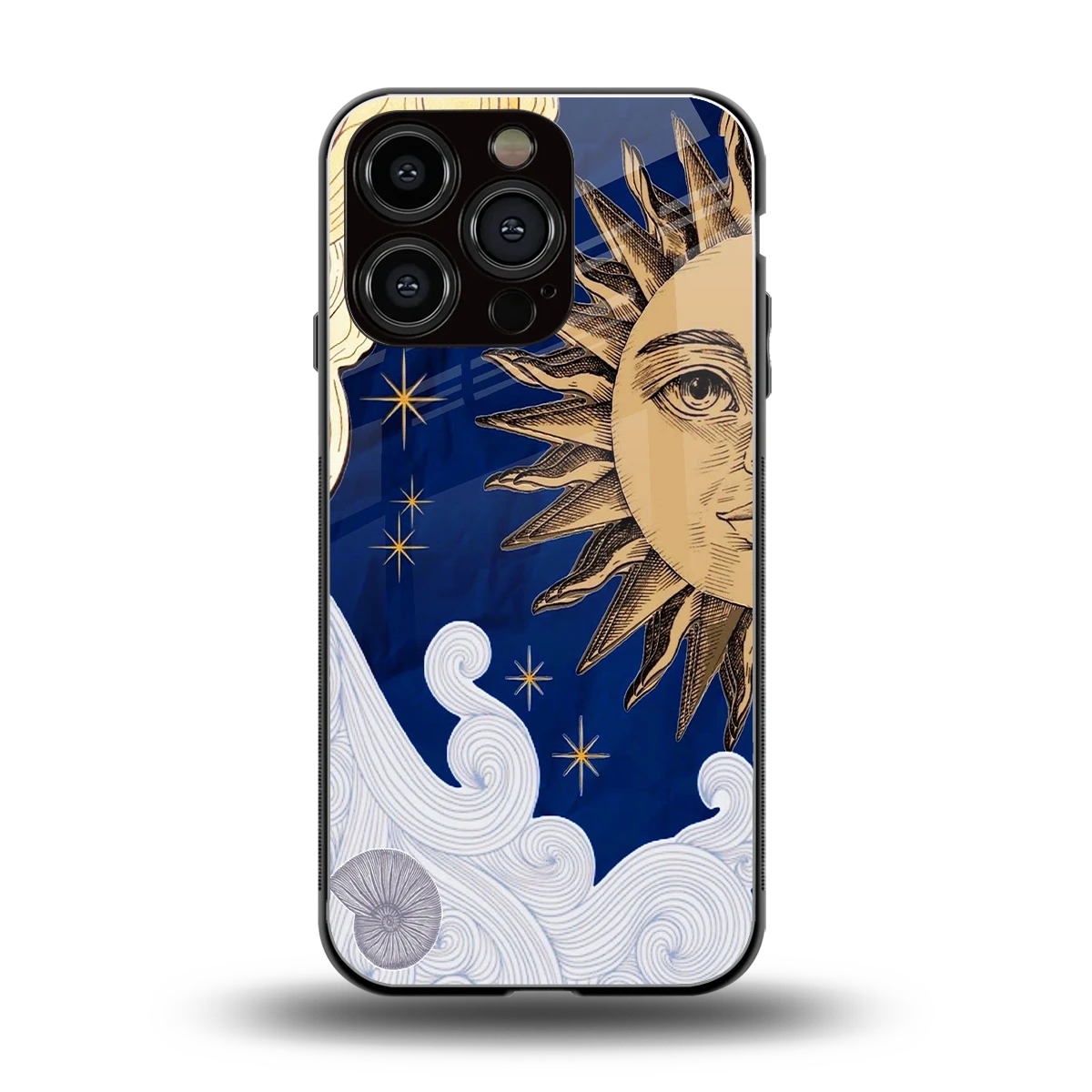 Solar Bliss back phone cover | glass case for iphone 16 pro
