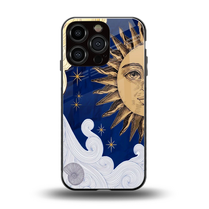 Solar Bliss back phone cover | glass case for iphone 16 pro
